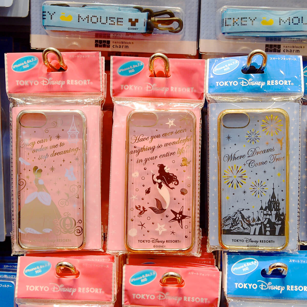 Tokyo Disney Land Iphone Case Ariel Cinderella 3