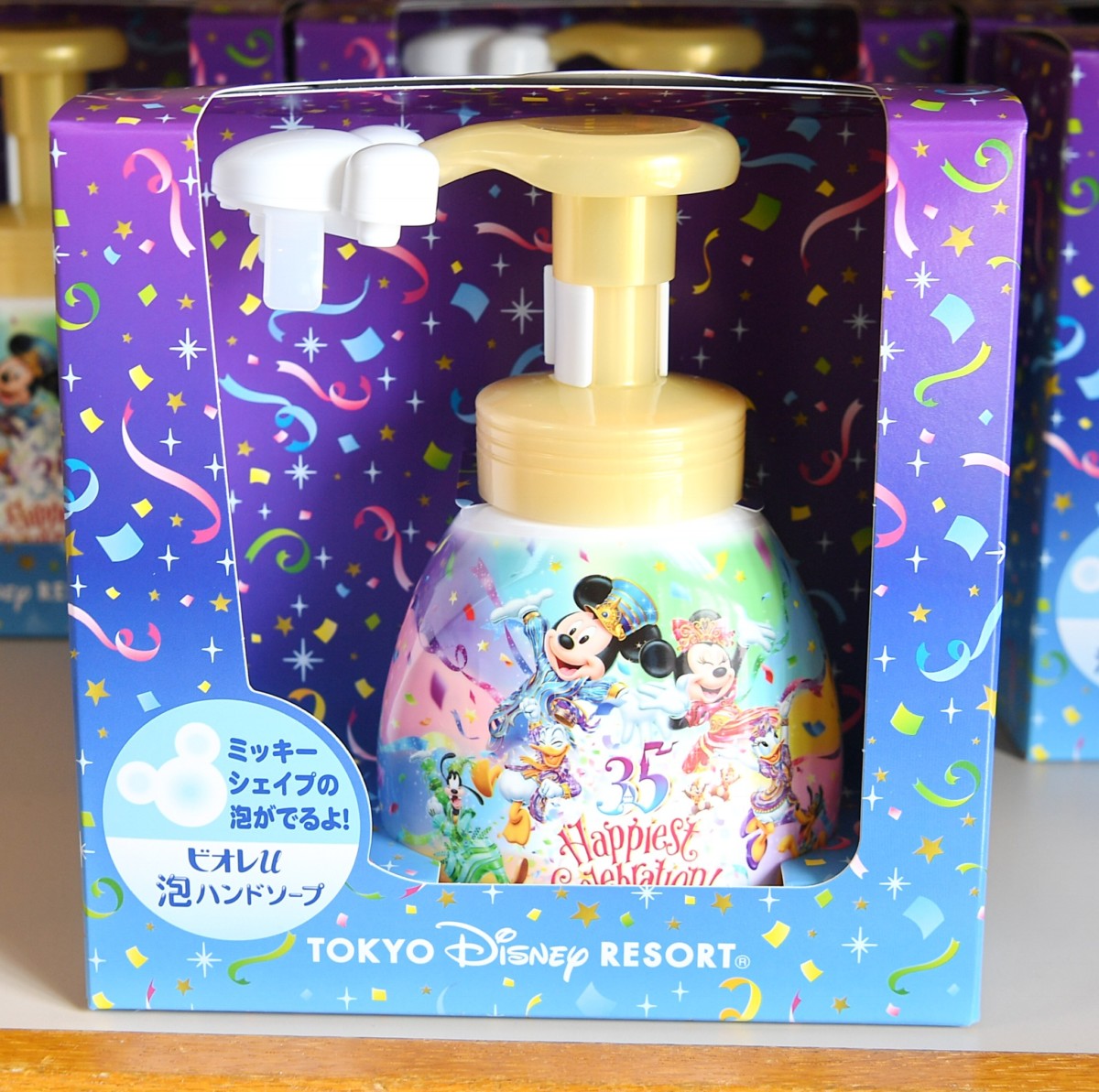 東京ディズニーリゾート「ミッキーシェイプのハンドソープ」パッケージ | ミッキーの泡で楽しく手洗い！東京ディズニーリゾート「ミッキーシェイプの