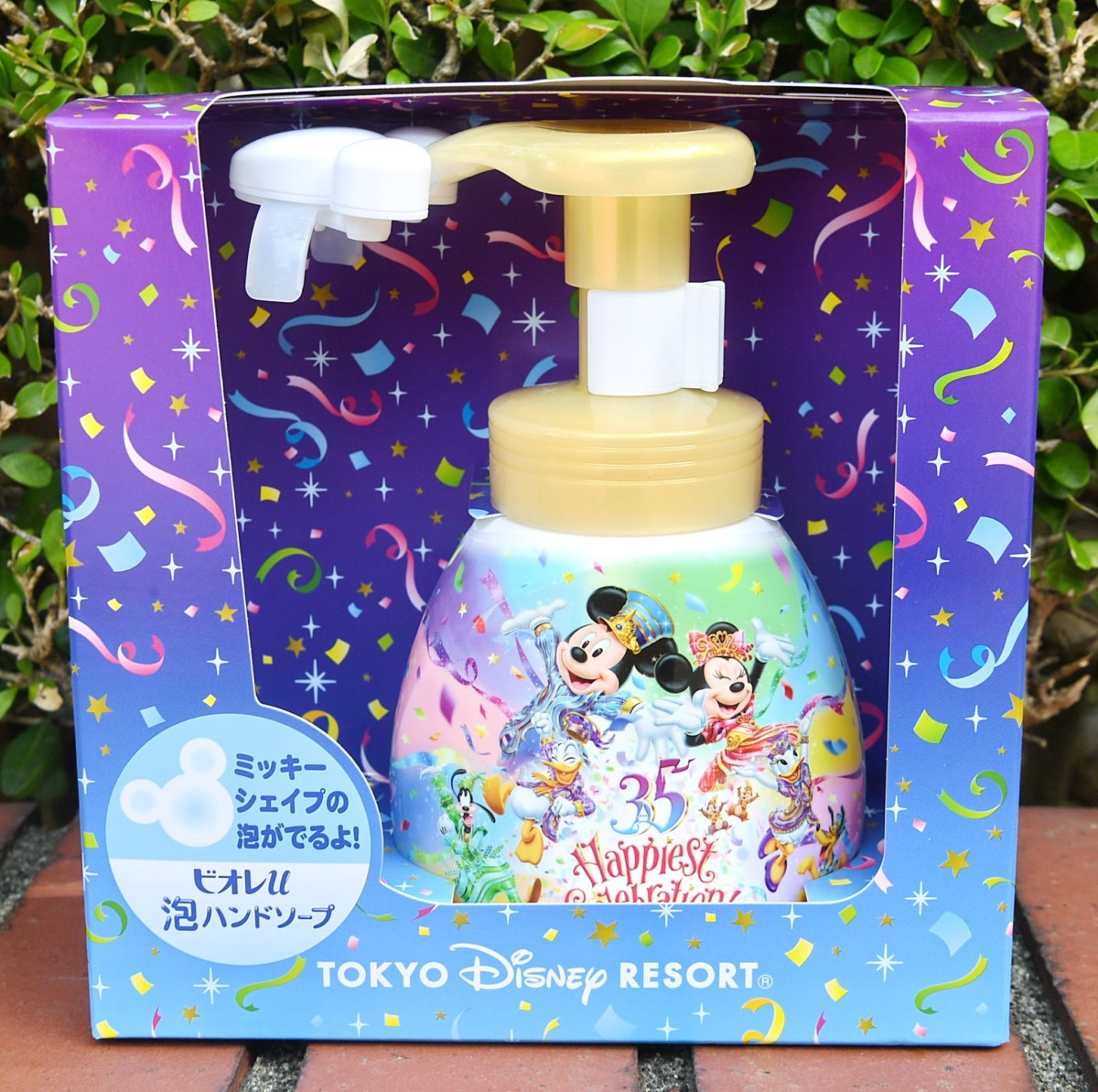 東京ディズニーリゾート「ミッキーシェイプのハンドソープ」ボトルデザイン | ミッキーの泡で楽しく手洗い！東京ディズニーリゾート「ミッキー