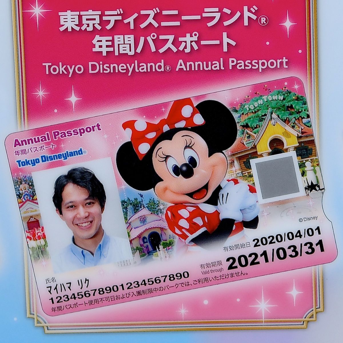 東京ディズニーランド年間パスポート